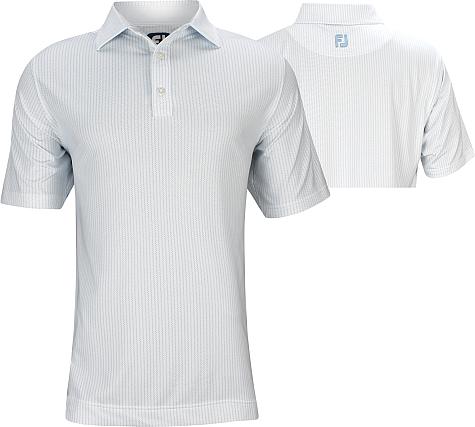 FootJoy Lisle ZigZag Print Golf Shirts - ON SALE