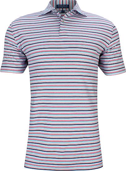 Peter Millar Crown Crafted Rouge Performance Jersey Golf Shirts - Tour Fit - ON SALE