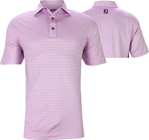 FootJoy Lisle Triple Pinstripe Golf Shirts - ON SALE