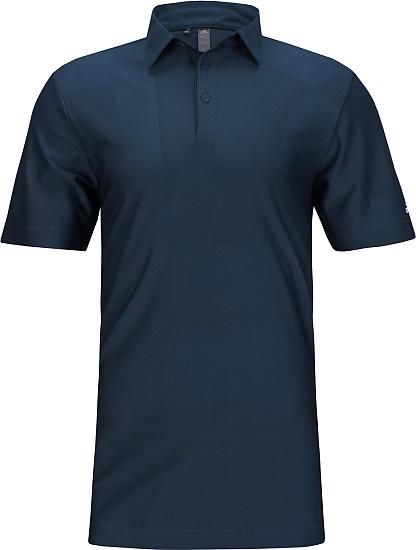 Adidas Primegreen Shapes Jacquard Golf Shirts - ON SALE