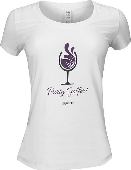 LazyPar Women's Party Golfer Casual T-Shirts - ON SALE