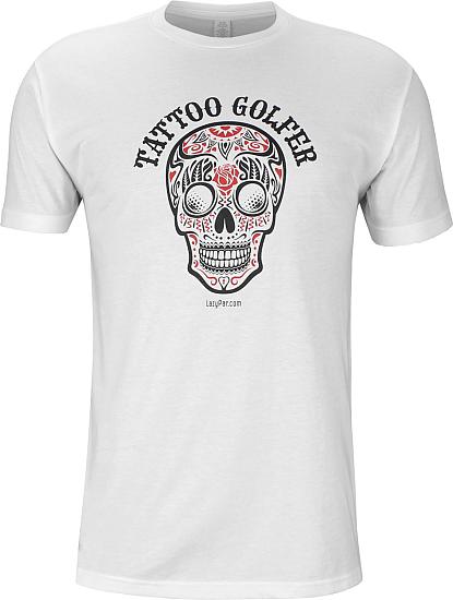 LazyPar Tattoo Golfer Casual T-Shirts - ON SALE