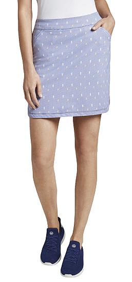 Peter Millar Women's Performance Alice Petal Hem Dominoes Sport Golf Skorts - ON SALE