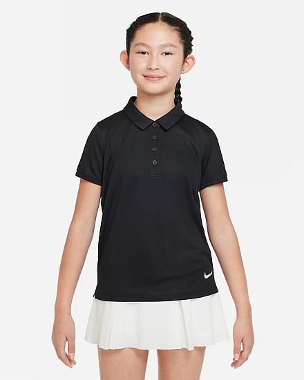 Nike Girl's Dri-FIT Victory Solid Junior Golf Shirts - ON SALE