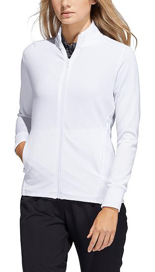 Adidas Women's Textured Stripe Full-Zip Golf Jackets - ON SALE