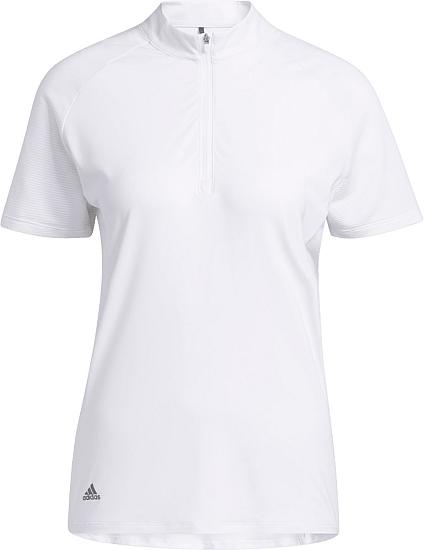 Adidas Women's Mock Neck Quarter-Zip Golf Shirts - ON SALE
