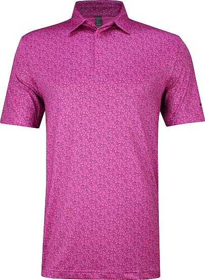 Adidas Ultimate 365 Allover Floral Print Golf Shirts - ON SALE