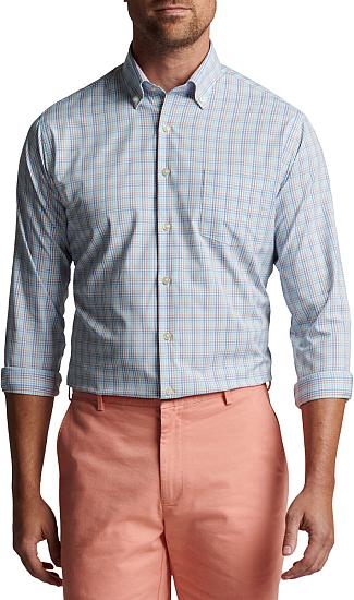 Peter Millar Irving Performance Twill Sport Woven Button-Downs - ON SALE
