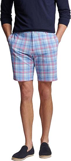 Peter Millar Crown Crafted Matlock Seersucker Plaid Performance Golf Shorts - Tour Fit - ON SALE