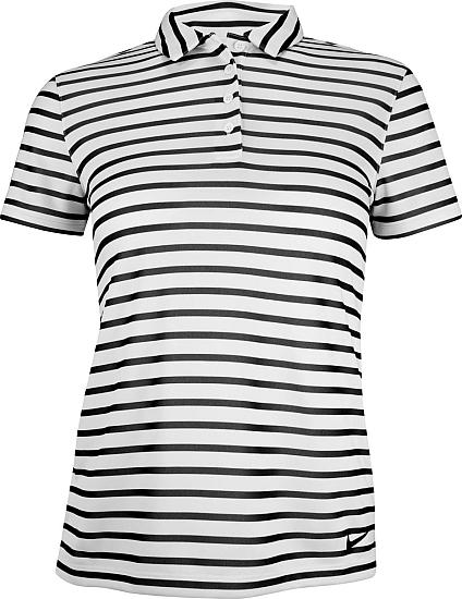 Nike Women's Dri-FIT Victory Stripe Golf Shirts - ON SALE