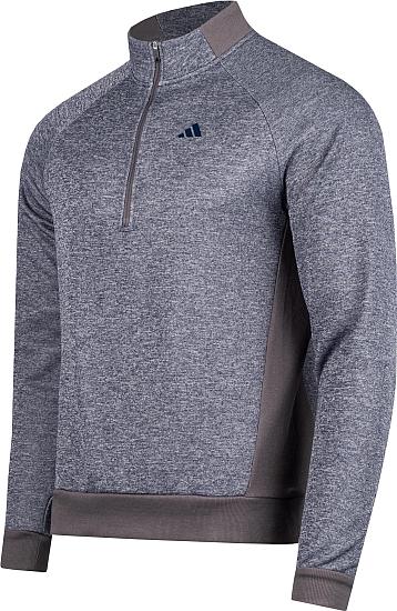 Adidas Color Block DWR Quarter-Zip Golf Pullovers - ON SALE