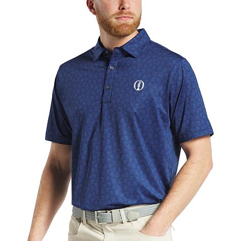 FootJoy 152nd Open Championship 2024 Postage Stamp Print Golf Shirts - ON SALE