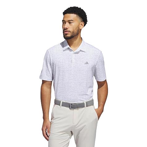 Adidas Ultimate365 Power Grid Print Golf Shirts - ON SALE