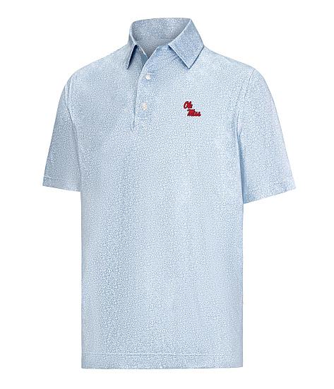 FootJoy Speckle Lisle Print Golf Shirts - Ole Miss